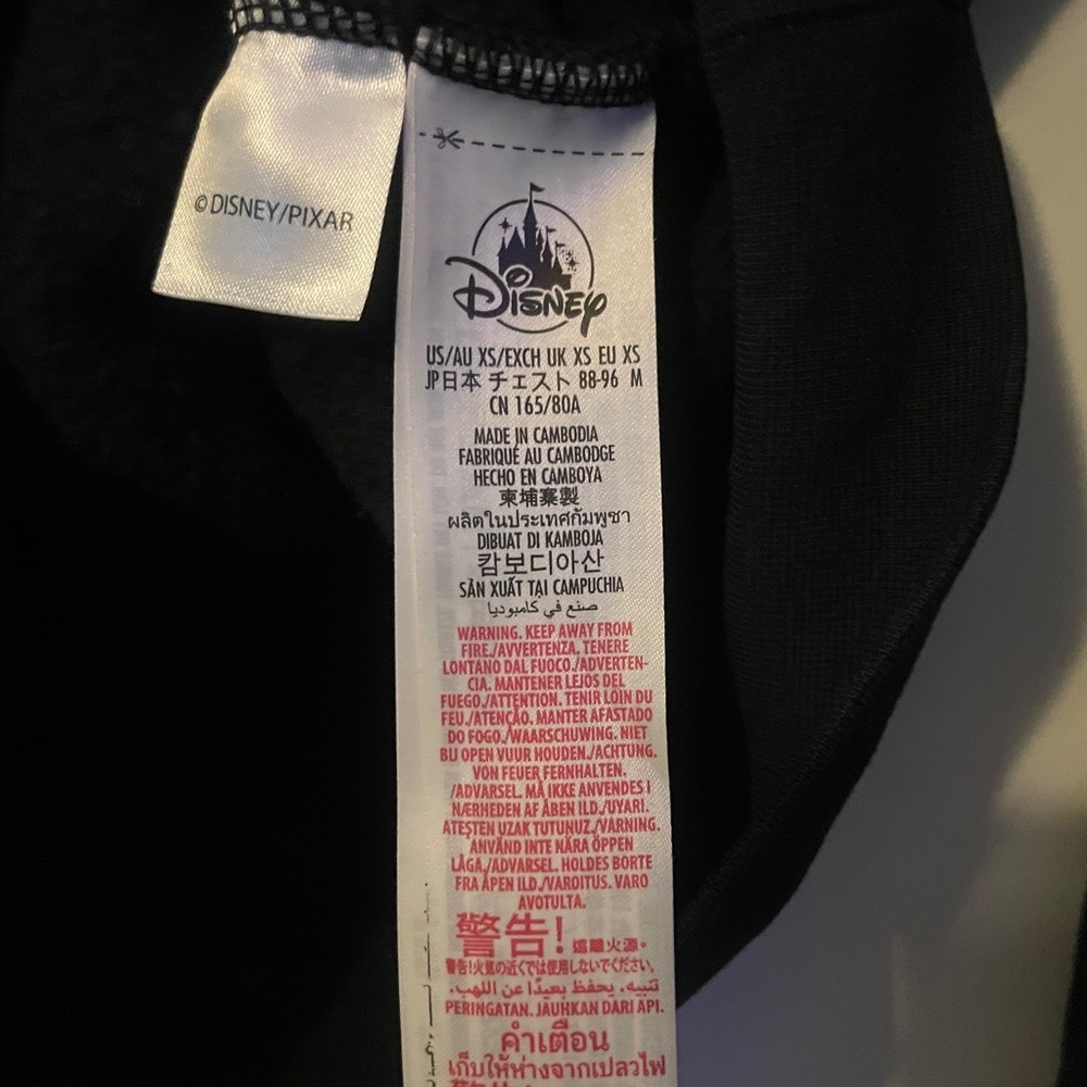 Disneyland 2024 Mickey Mouse Hoodie (XS Adults, Black-Pre-Owned) - Picture 7 of 7
